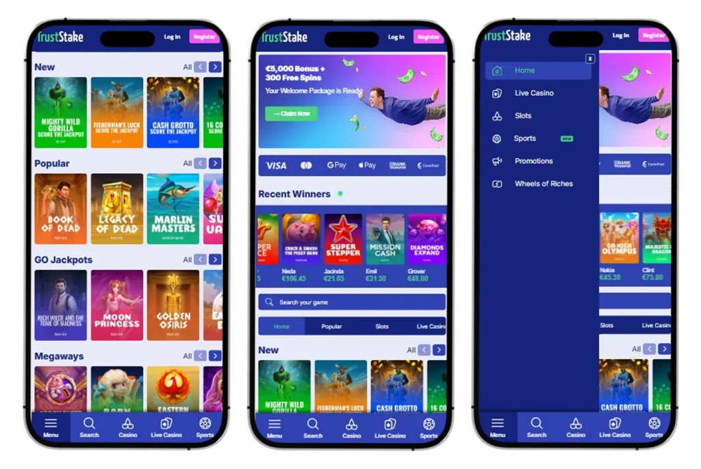 TrustStake Casino Mobile
